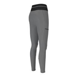 Legging Pikeur Gia Athl full grip feminino Cinza claro Cinzento
