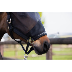 Cabresto e máscara anti-moscas Eskadron Preto