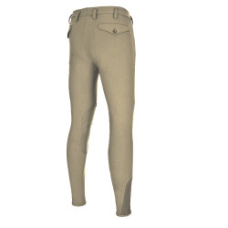 Calça masculina Pikeur Rodrigo com grip nos joelhos Safari Amarelo