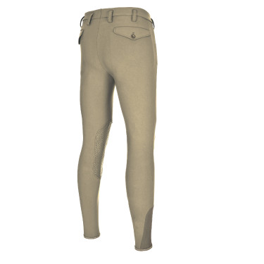 Calça masculina Pikeur Rodrigo com grip nos joelhos Safari Amarelo