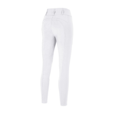 Pikeur Candela Damenreithose mit Kunstleder-Vollbesatz hohe Taille 1808 Branco