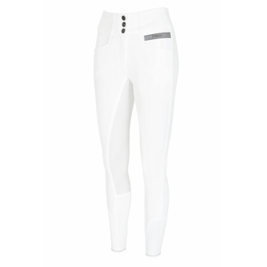 Calça Pikeur Candela full grip feminina Ganzbesatz Branco