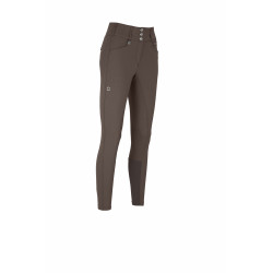 Calça Pikeur Candela full grip feminina Ganzbesatz Trufa Castanho