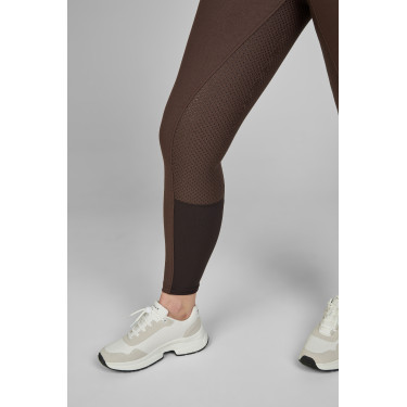 Calça Pikeur Candela full grip feminina Ganzbesatz Trufa Castanho