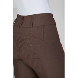 Calça Pikeur Candela full grip feminina Ganzbesatz Trufa Castanho