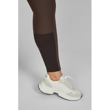 Calça Pikeur Candela full grip feminina Ganzbesatz Trufa Castanho