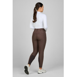 Calça Pikeur Candela full grip feminina Ganzbesatz Trufa Castanho
