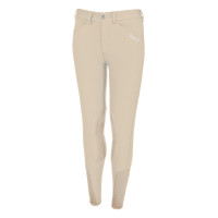 Calça infantil Pikeur Brooklyn com grip nos joelhos Bege