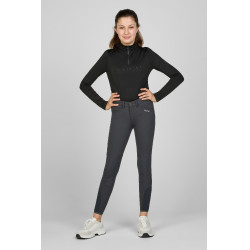 Calça infantil Pikeur Brooklyn com grip nos joelhos Sombra escura Cinzento Calça infantil Pikeur Brooklyn com grip nos joelhos Sombra escura Cinzento