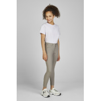 Calça infantil Pikeur New Braddy full grip 9805 cintura média Tempestade de areia