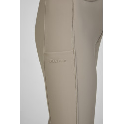 Calça infantil Pikeur New Braddy full grip 9805 cintura média Tempestade de areia Castanho