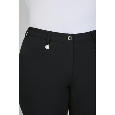 Calça Pikeur feminina New Lugana com falso fundo de camurça 0908 cintura média Calça Pikeur feminina New Lugana com falso fundo de camurça 0908 cintura média