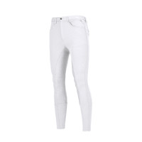 Calça Pikeur masculino Navaro full grip Branco
