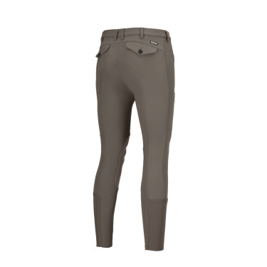 Calça Pikeur masculino Navaro grip nos joelhos Noz Castanho