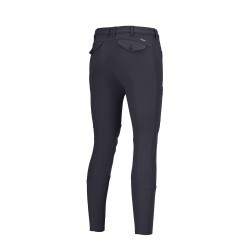 Calça Pikeur masculino Navaro grip nos joelhos Sombra escura Cinzento