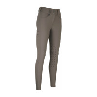 Calça Amia 6805 Pikeur grip nos joelhos cintura média feminina Jade Azul