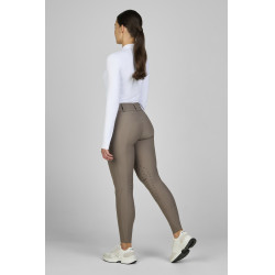 Calça Amia 6805 Pikeur grip nos joelhos cintura média feminina  Cinzento-acastanhado Castanho