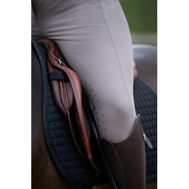 Calça Amia 6805 Pikeur grip nos joelhos cintura média feminina  Cinzento-acastanhado Castanho