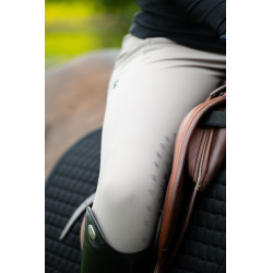 Calça Amia 6805 Pikeur grip nos joelhos cintura média feminina  Cinzento-acastanhado Castanho