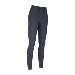 Calça Amia 6805 Pikeur grip nos joelhos cintura média feminina Sombra escura Cinzento Calça Amia 6805 Pikeur grip nos joelhos cintura média feminina Sombra escura Cinzento