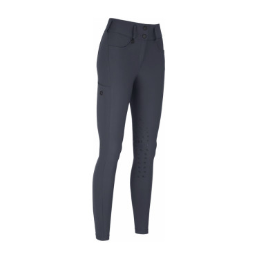 Calça Amia 6805 Pikeur grip nos joelhos cintura média feminina Sombra escura Cinzento Calça Amia 6805 Pikeur grip nos joelhos cintura média feminina Sombra escura Cinzento