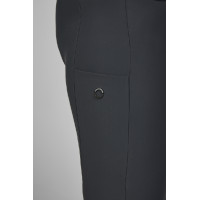 Calça Amia 6805 Pikeur grip nos joelhos cintura média feminina Sombra escura Cinzento