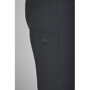 Calça Amia 6805 Pikeur grip nos joelhos cintura média feminina Sombra escura Cinzento Calça Amia 6805 Pikeur grip nos joelhos cintura média feminina Sombra escura Cinzento