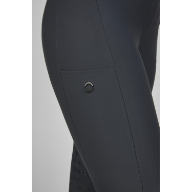 Calça Amia 6805 Pikeur grip nos joelhos cintura média feminina Sombra escura Cinzento Calça Amia 6805 Pikeur grip nos joelhos cintura média feminina Sombra escura Cinzento