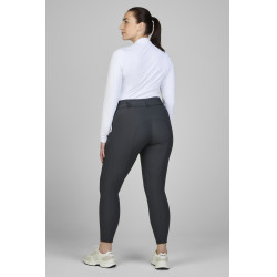 Calça Amia 6805 Pikeur grip nos joelhos cintura média feminina Sombra escura Cinzento Calça Amia 6805 Pikeur grip nos joelhos cintura média feminina Sombra escura Cinzento