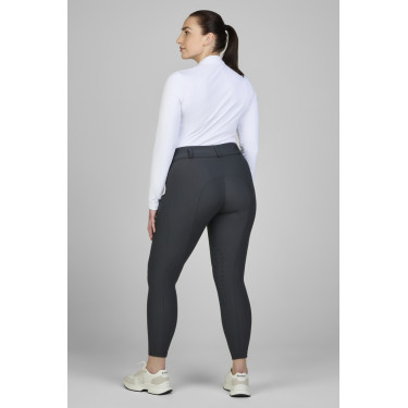 Calça Amia 6805 Pikeur grip nos joelhos cintura média feminina Sombra escura Cinzento Calça Amia 6805 Pikeur grip nos joelhos cintura média feminina Sombra escura Cinzento