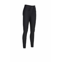 Calça Amia 6805 Pikeur grip nos joelhos cintura média feminina Preto