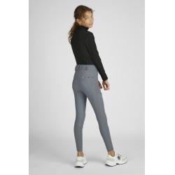 Calça Pikeur cintura média para menina full grip 9306 Cinza claro Cinzento