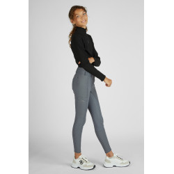 Calça Pikeur cintura média para menina full grip 9306 Cinza claro Cinzento