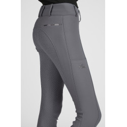 Calça Pikeur cintura média para menina full grip 9306 Cinza claro Cinzento