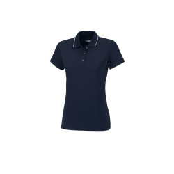 Polo de mangas curtas Pikeur feminino Nos Céu noturno Azul-marinho Polo de mangas curtas Pikeur feminino Nos Céu noturno Azul-marinho