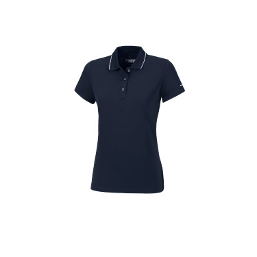 Polo de mangas curtas Pikeur feminino Nos Céu noturno Azul-marinho Polo de mangas curtas Pikeur feminino Nos Céu noturno Azul-marinho