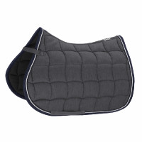 Sela de equitação Eskadron Performance Contrast Mistura de antracite Cinzento