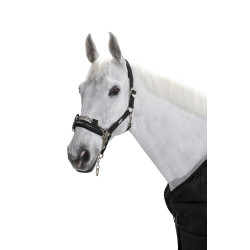 Cabezada de controle com corrente deslizante Eskadron Preto