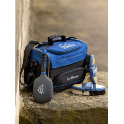 Escova Flexi Half & Half Grooming LeMieux Azul Badminton