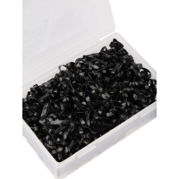 Caixas de elásticos de silicone LeMieux Preto Caixas de elásticos de silicone LeMieux Preto