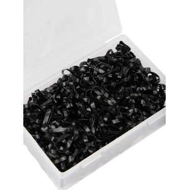 Caixas de elásticos de silicone LeMieux Preto Caixas de elásticos de silicone LeMieux Preto