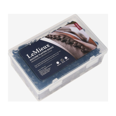 Caixas de elásticos de silicone LeMieux Preto Caixas de elásticos de silicone LeMieux Preto