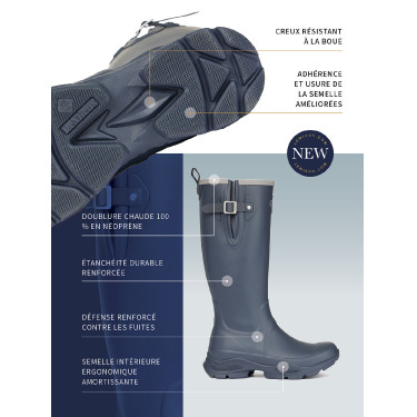 Botas de borracha LeMieux Ultra Stride Wellington Preto Botas de borracha LeMieux Ultra Stride Wellington Preto