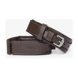 Fixador de meias LeMieux em couro Castanho Fixador de meias LeMieux em couro Castanho
