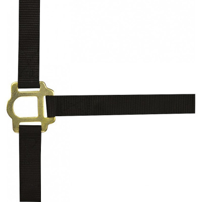 Licol nylon double épaisseur avec fermetures à boucles Norton Noir