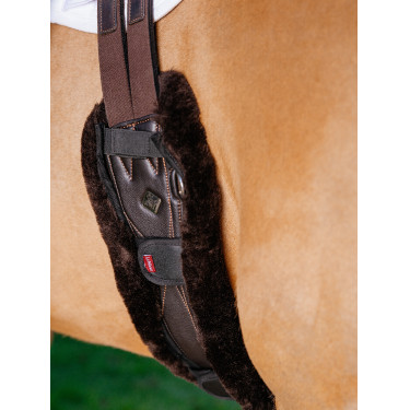 Gurtenschutz Jumping LeMieux Anatomic aus Merino+ Wolle Castanho