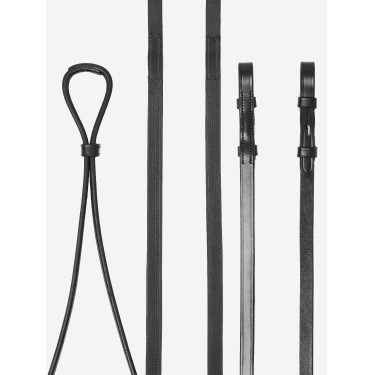 Rendas duplas LeMieux Hunter Preto / prata