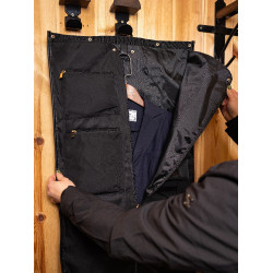 Bolsa de viagem LeMieux para casaco de competição Luxe Preto Bolsa de viagem LeMieux para casaco de competição Luxe Preto