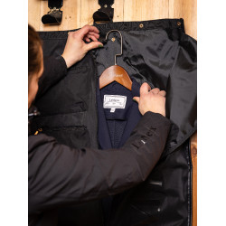 Bolsa de viagem LeMieux para casaco de competição Luxe Preto Bolsa de viagem LeMieux para casaco de competição Luxe Preto