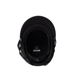 Capacete de equitação com ornamento de cristal Horze Arix II Preto / prata